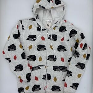 LA Soul Hedgehog Patterned Hoodie size Medium